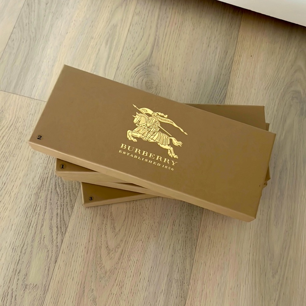 Authentic Burberry tie box